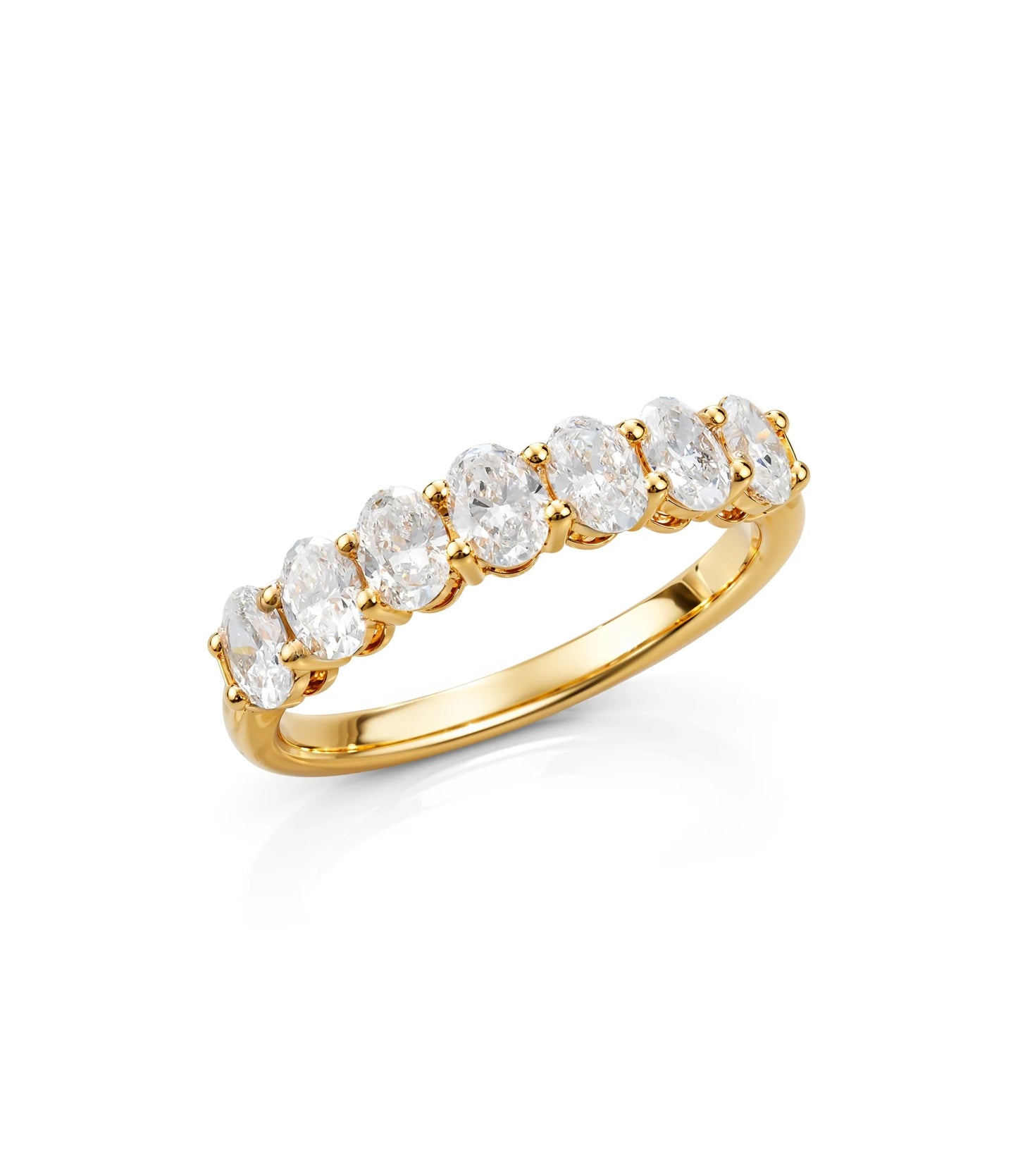 14kt Lab Grown Oval Diamond Ring