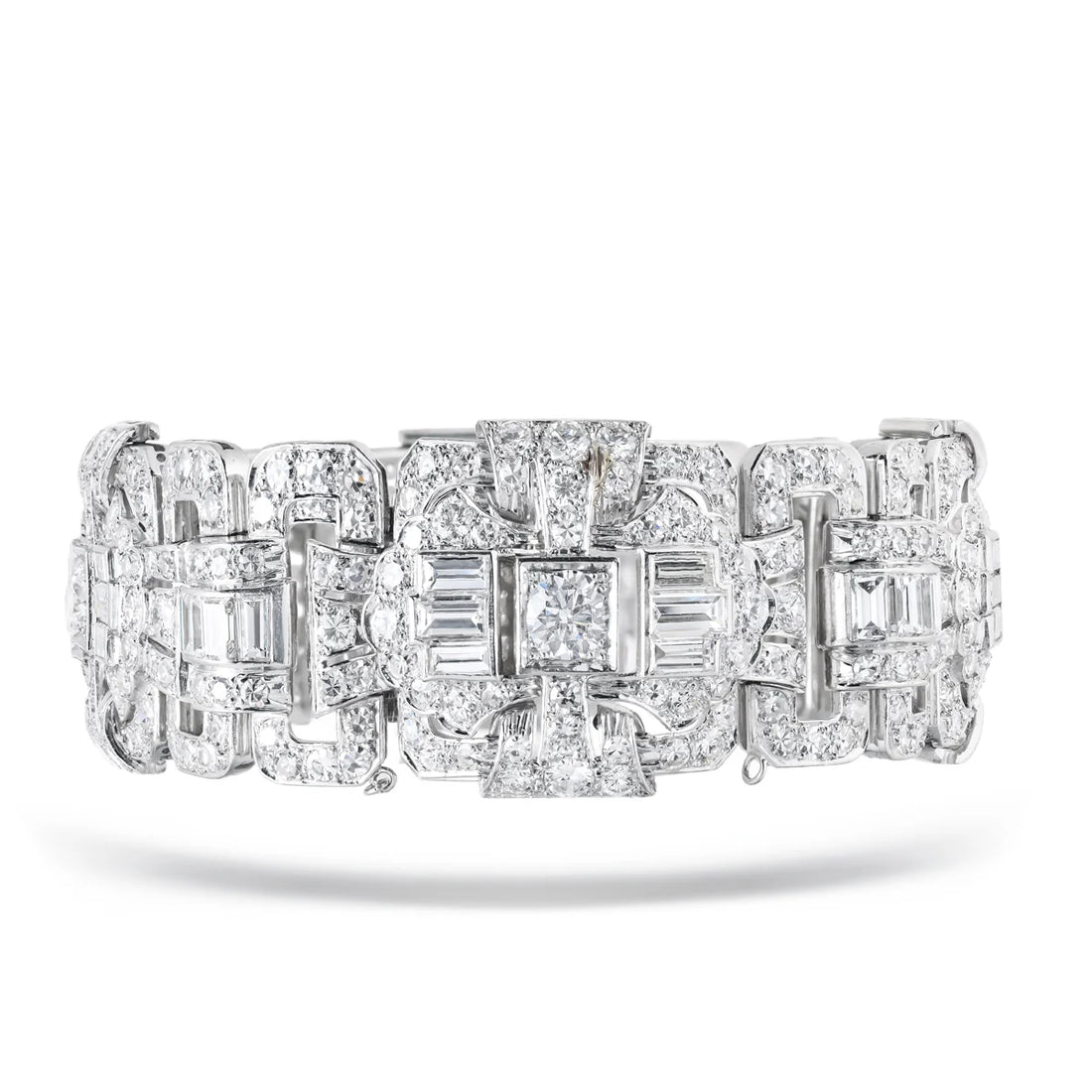 Platinum Estate Diamond Bracelet