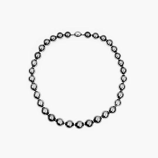 14kt White Gold Lady's South Tahitian Pearl Necklace 18''
